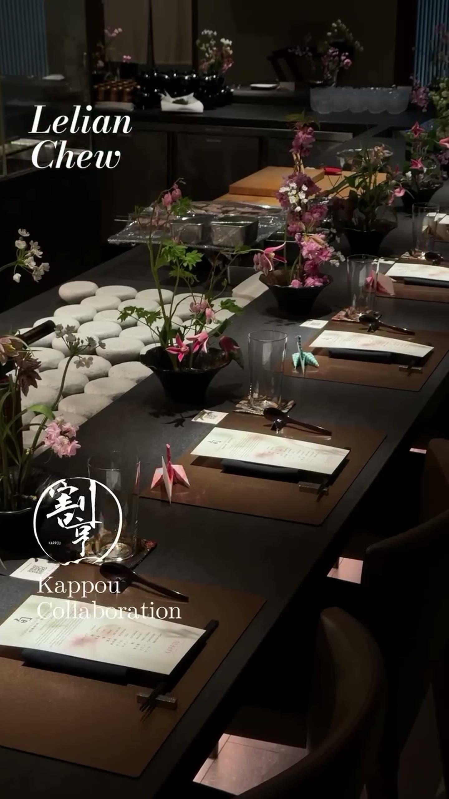 Lelian Chew × Chef Aeron at Kappou