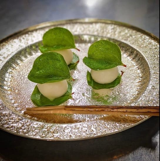 A dish by Chef Rui Shimokoda