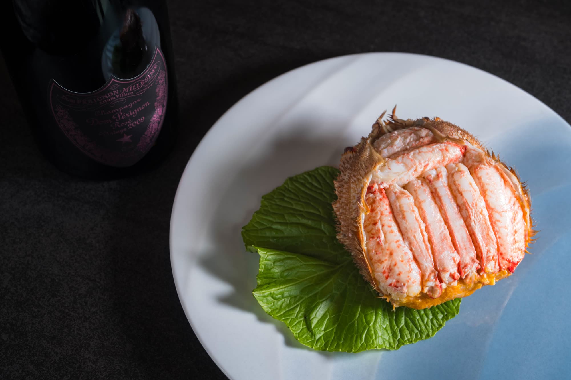Crab, prepared for the season